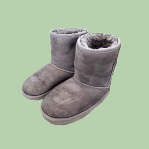 UGG Gray Classic Short Boots
